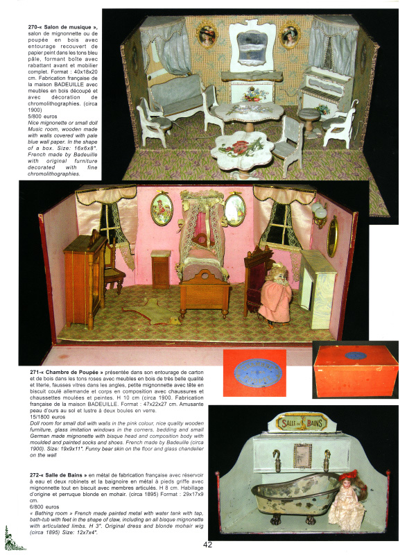 Details about   5 Dolls Auction sell catalogues Toys Games Automatons Year 2009 